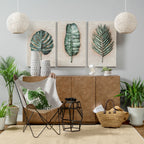 Theta 15.5x14.5 White-Washed Wood Beaded Pendant Light
