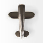 Maverick II 13L x 11W Gray Metal Fighter Plane