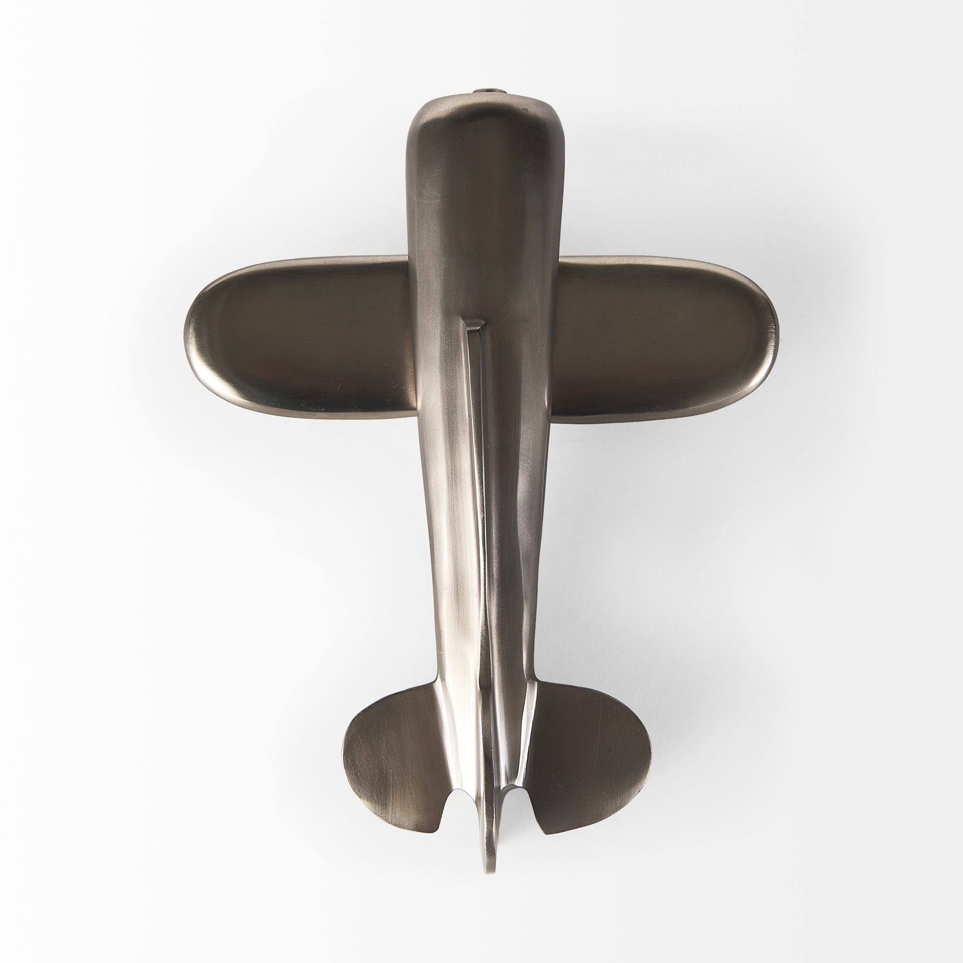 Maverick II 13L x 11W Gray Metal Fighter Plane