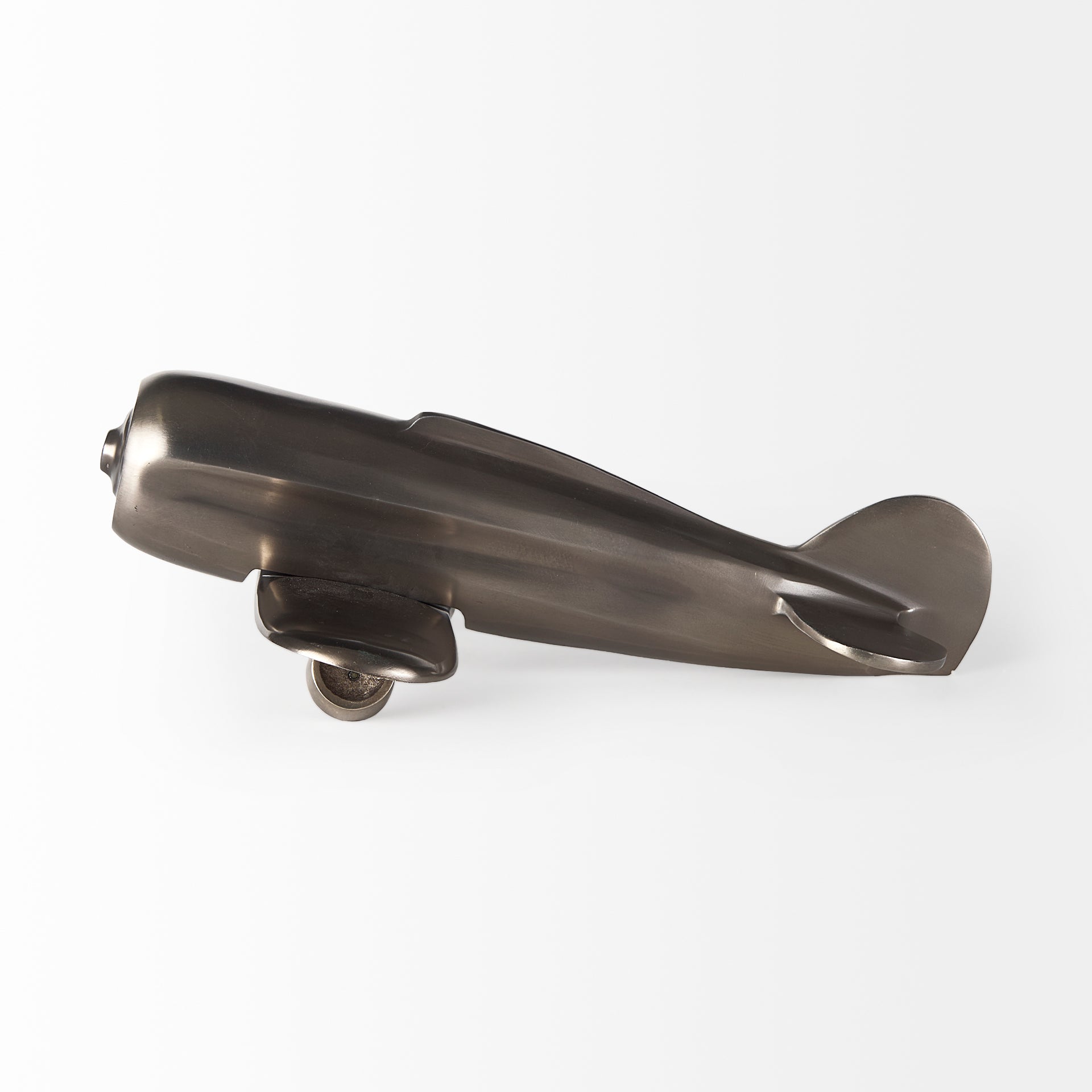 Maverick II 13L x 11W Gray Metal Fighter Plane