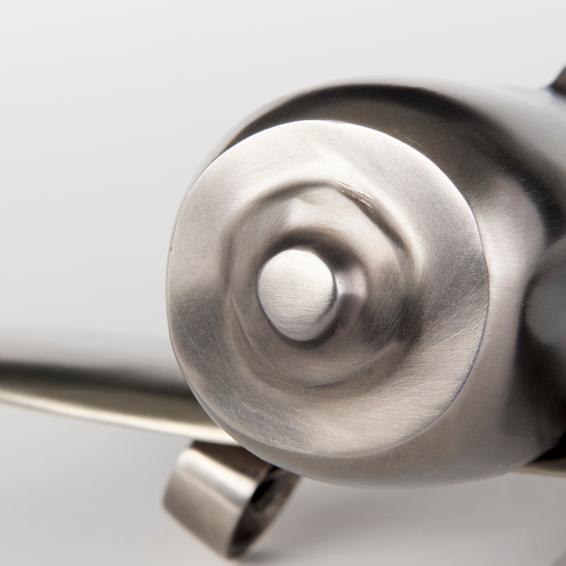 Maverick II 13L x 11W Gray Metal Fighter Plane