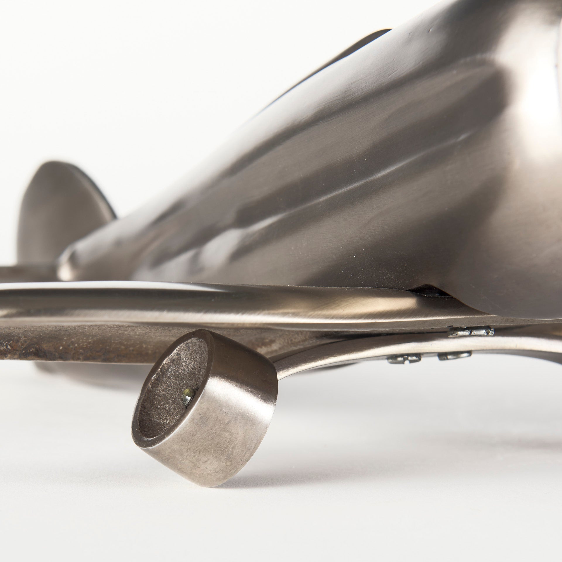 Maverick II 13L x 11W Gray Metal Fighter Plane