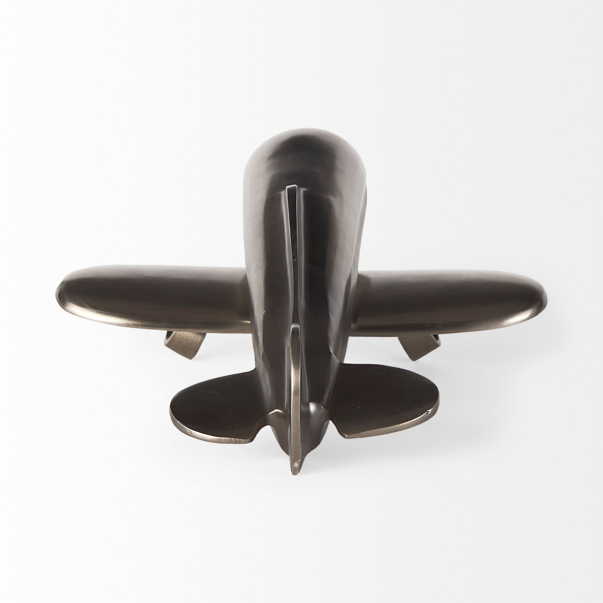 Maverick II 13L x 11W Gray Metal Fighter Plane