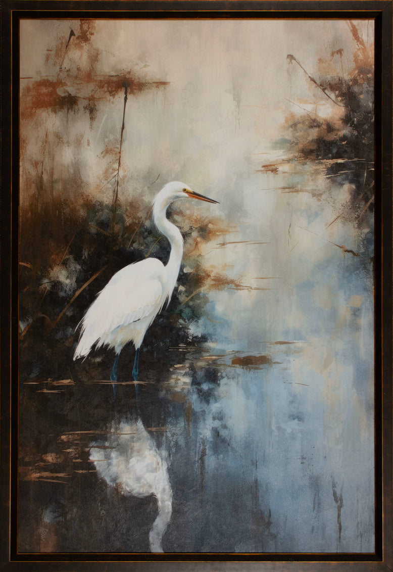 Egret In Lake