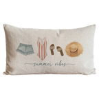 Summer Vibes Pillow Cover + Insert