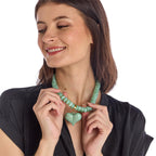 HEART BEADED NECKLACE A/3
