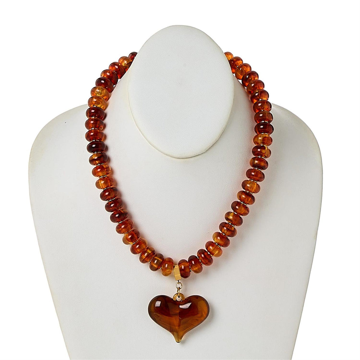 HEART BEADED NECKLACE A/3