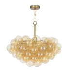 Bubbles Chandelier Amber