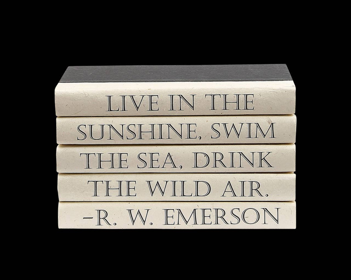 Live in the Sunshine Black Covers Book Set