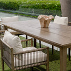 Teak Flow Indoor-Outdoor Bowl, Natural