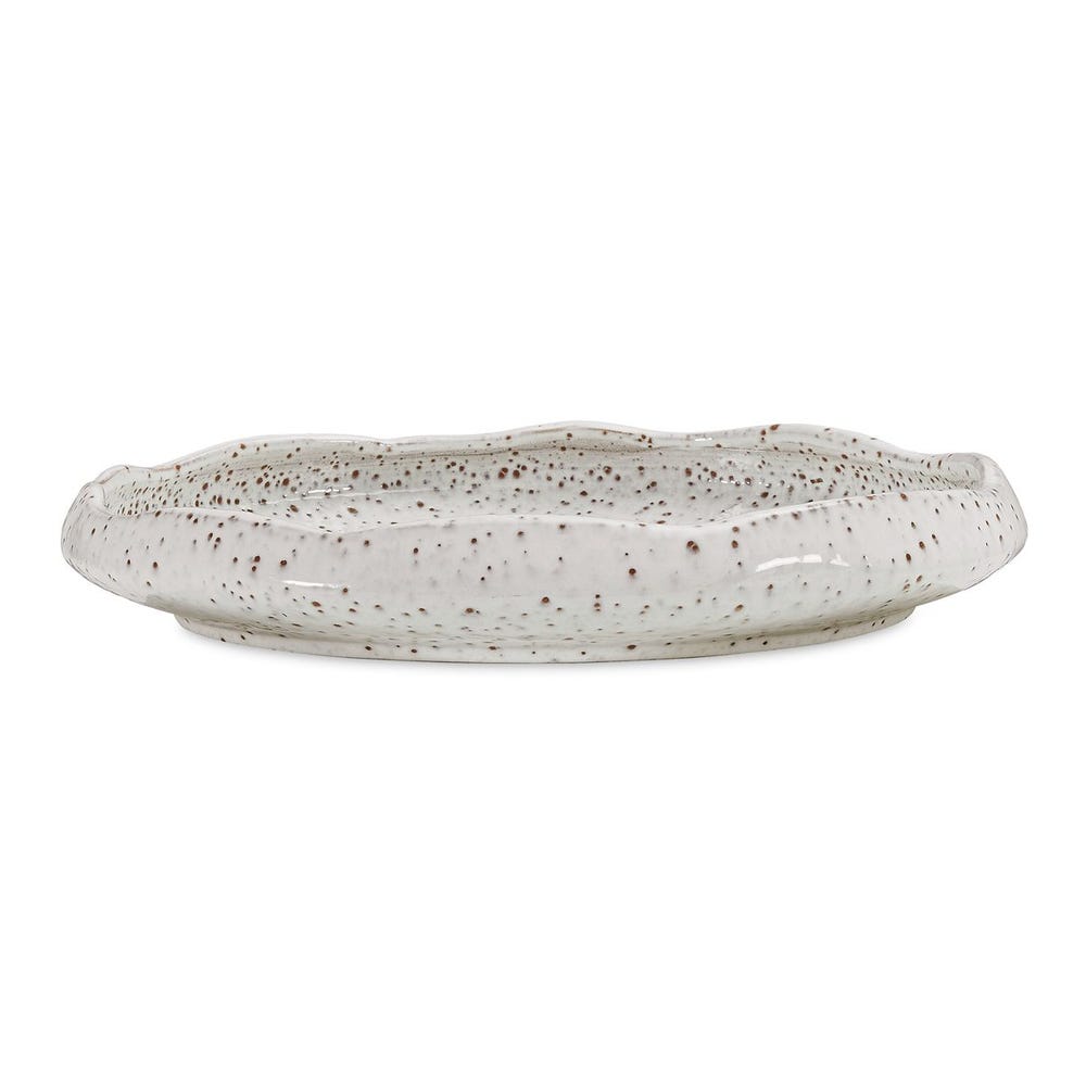Stardust Ripple Indoor-Outdoor Bowl, White