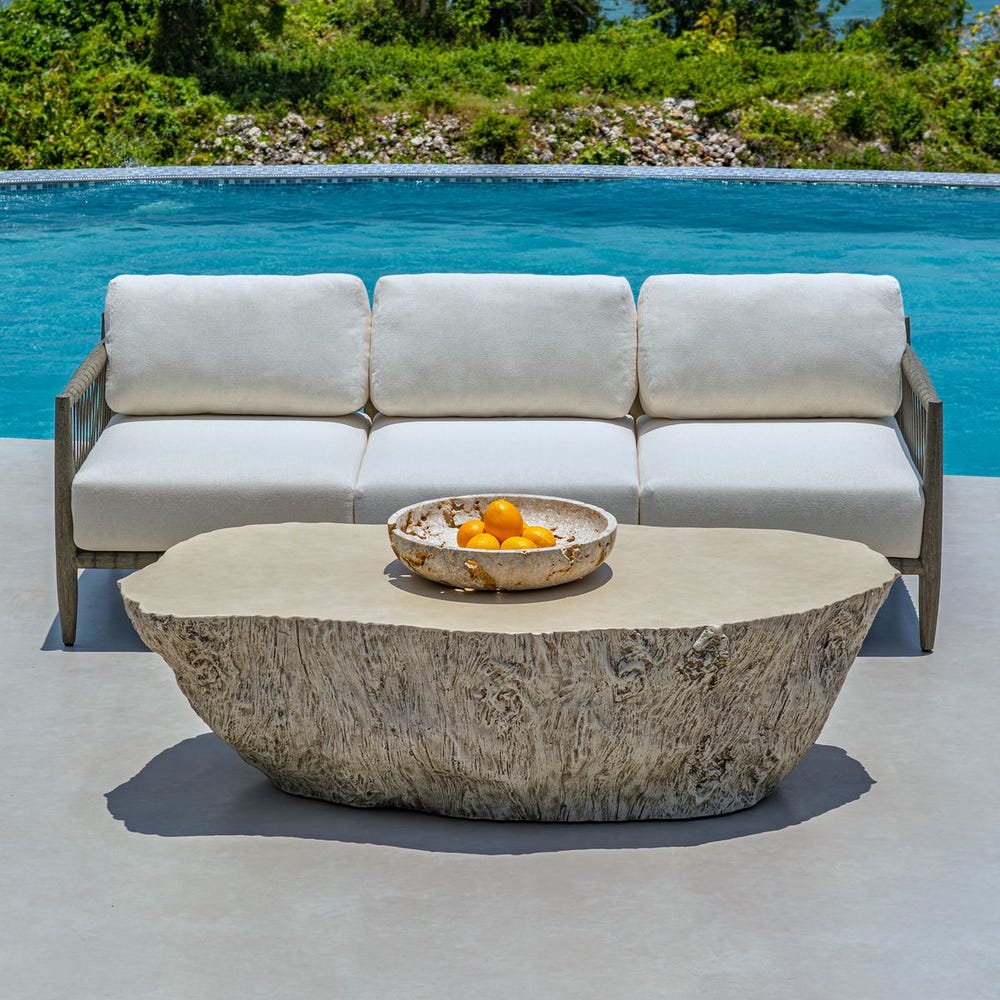 Quarried Stone Indoor-Outdoor Bowl