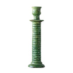 Tamegroute Brut Candle Stand, Green