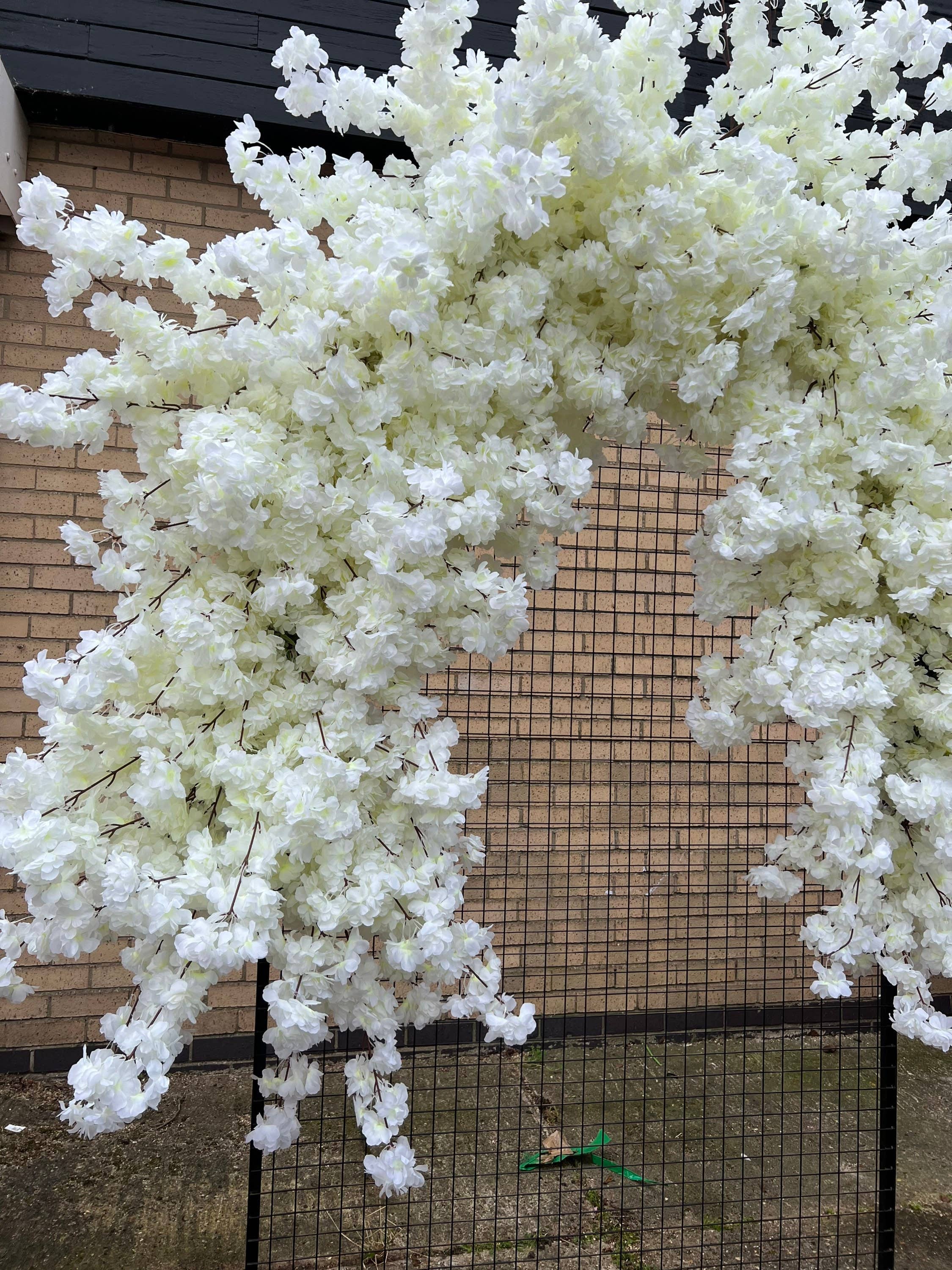 White Cherry Blossom Garland, Cherry Blossom Arch, Blossom