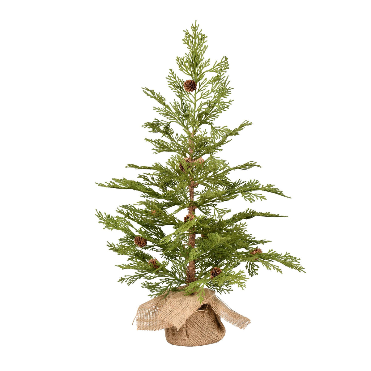 Vickerman 24" Cedar Pine Artificial Christmas Tree, Unlit