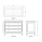 Hayward 3 Drawer Dresser