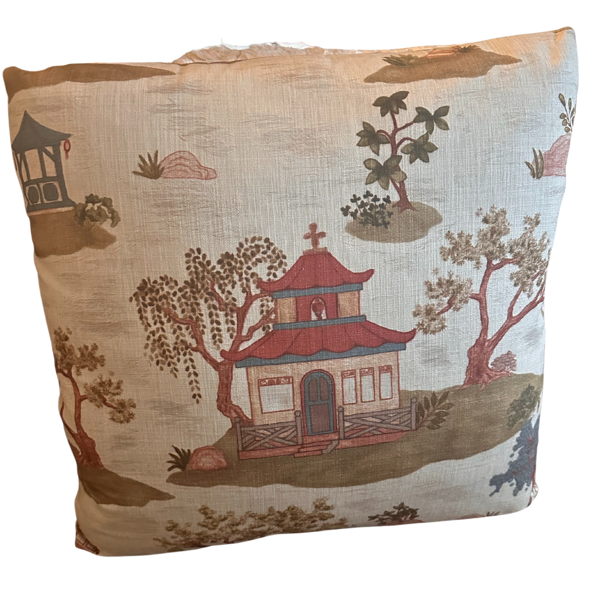 24"X24" Pillow - Minato Cinnabar