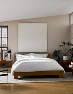 Soft-Wash Cotton Duvet Cover - White