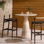 Baden Outdoor Metal Bar Stool