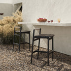 Baden Outdoor Metal Bar Stool