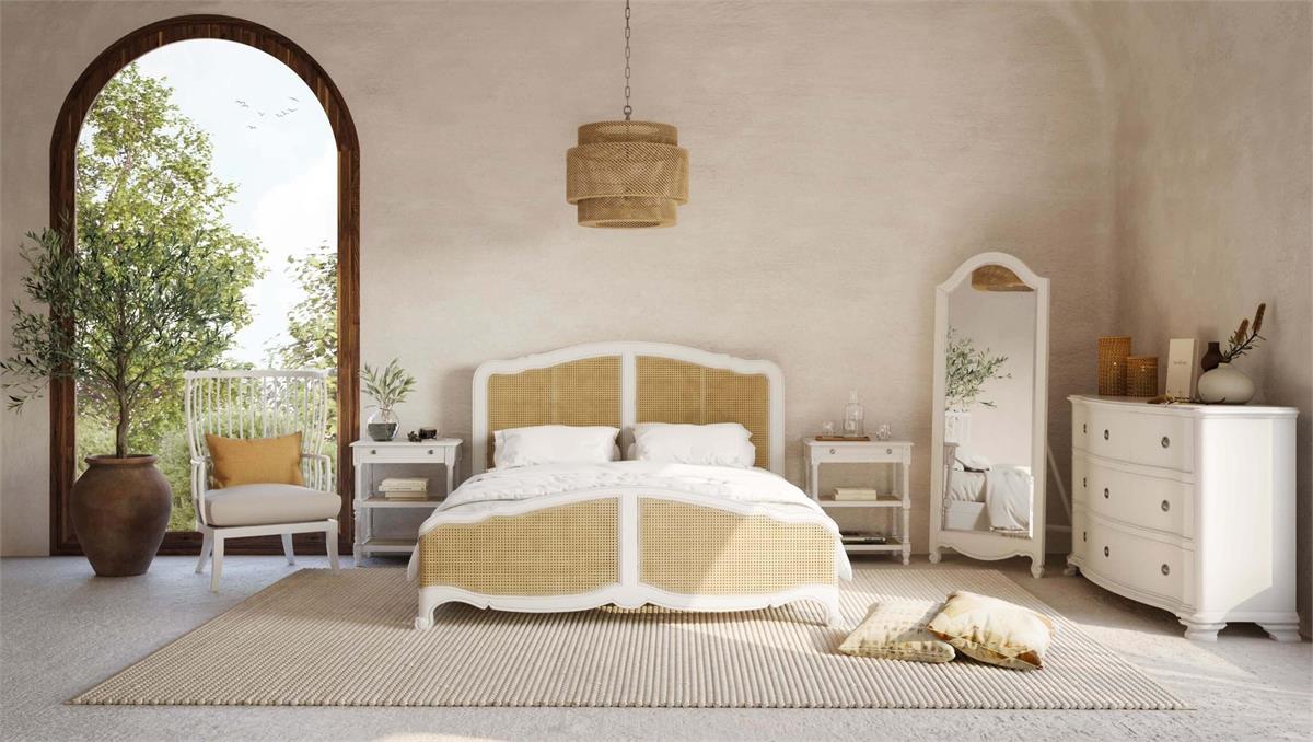 Covington Rattan Bed King