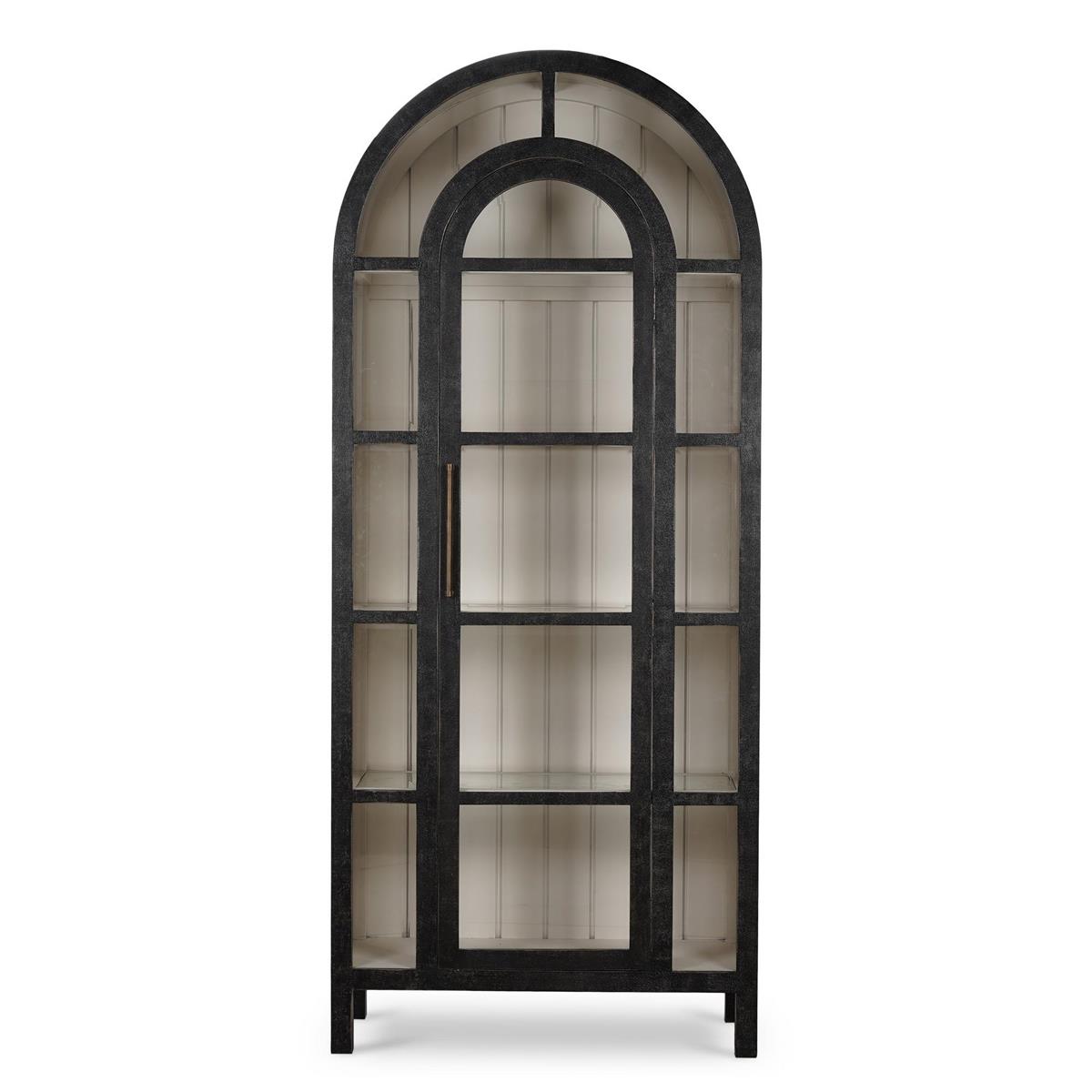 Vannes Display Cabinet w/ Glass Shelves