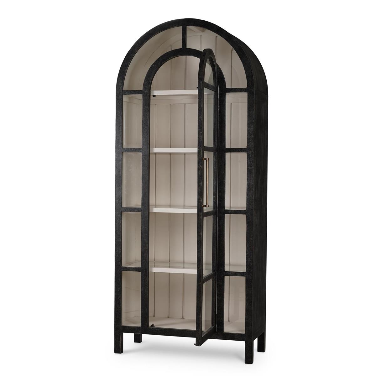 Vannes Display Cabinet w/ Glass Shelves