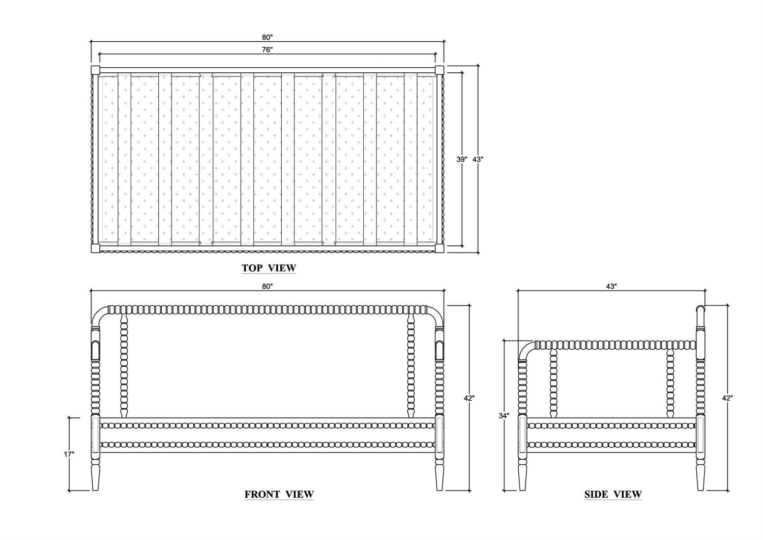 Cholet Twin Daybed w/o Mattress