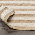 Rhodes Stripe Rug - Natural/Ivory 2x3