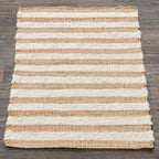 Rhodes Stripe Rug - Natural/Ivory 2x3