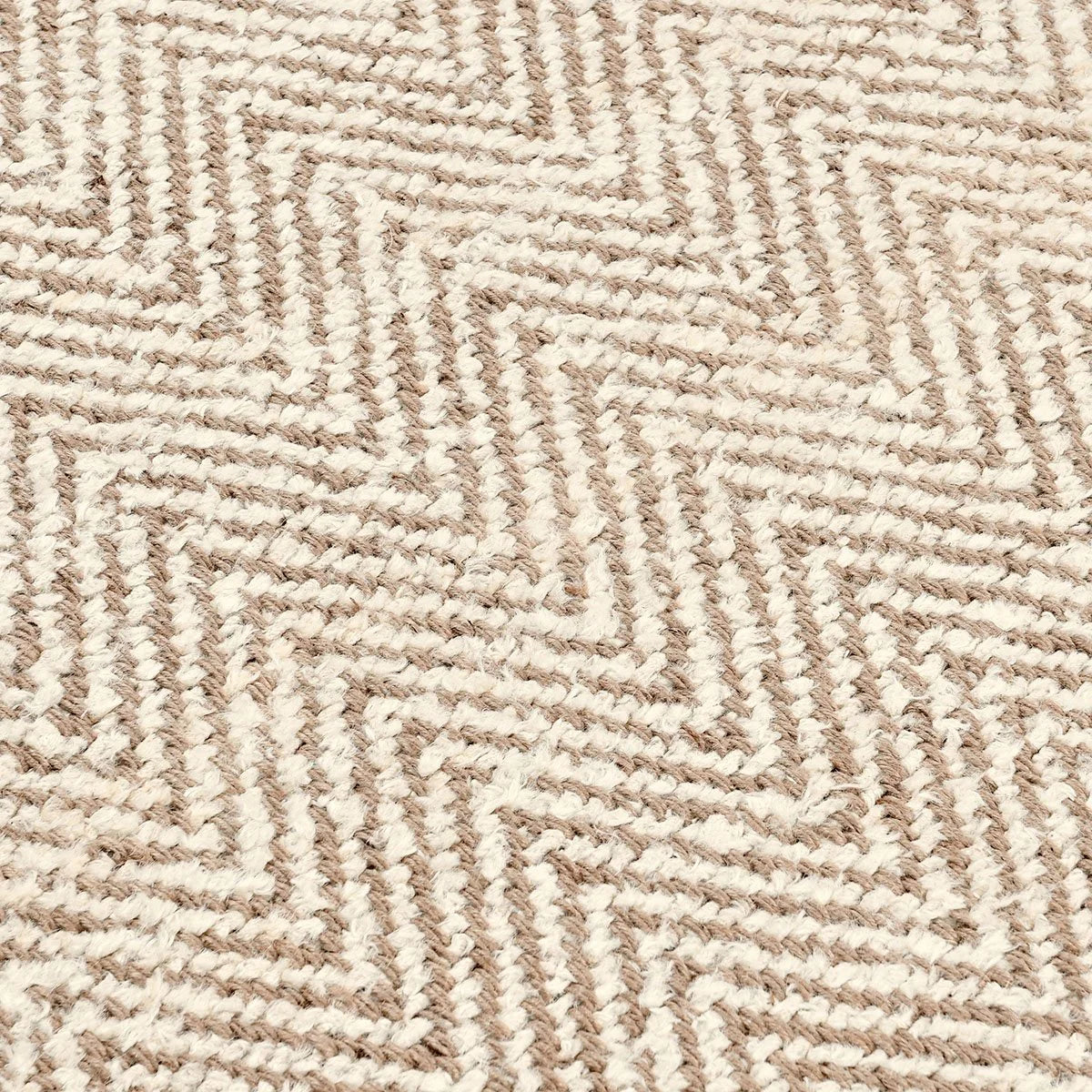 Herringbone Rug - Chenille Ivory/Natural