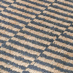 Monterey Jute Rug - Blue/Natural