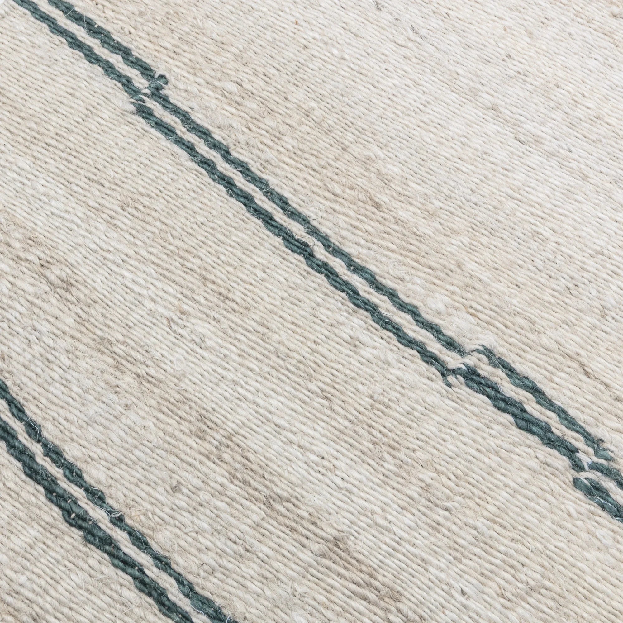 Sunderland Jute Stripe Rug - Ivory/Dark Blue 2x3