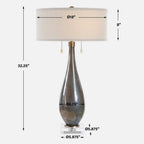 Cardoni Table Lamp, Bronze