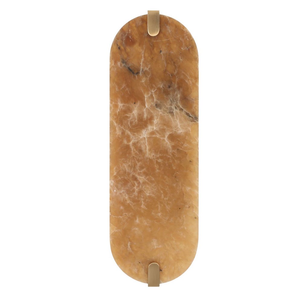 Lustrous, 2 Lt Sconce - Smoky Alabaster