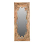 Ketan Handcarved Mirror – Natural