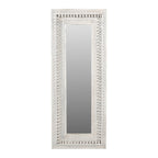 Anita Handcarved Mirror – Distressed White