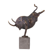 Dillinger Bull Sculpture