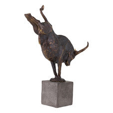 Dillinger Bull Sculpture