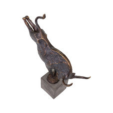 Dillinger Bull Sculpture