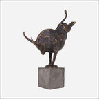 Dillinger Bull Sculpture