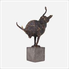 Dillinger Bull Sculpture