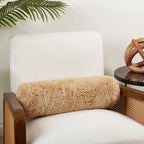 Luxurious New Zealand Sheepskin Bolster Pillow 6x20