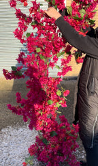 Pink Bougainvillea Flower Garland – Realistic Design – Artificial Flower Garland