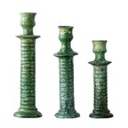 Tamegroute Brut Candle Stand, Green