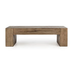 Bristol Solid Wood Rectangle Coffee Table - Cafe Brown