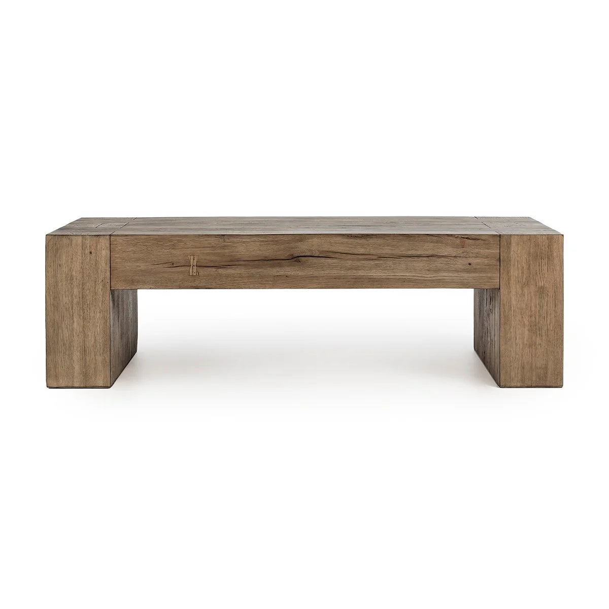 Bristol Solid Wood Rectangle Coffee Table - Cafe Brown