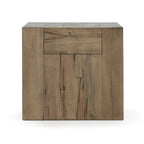 Bristol Solid Wood Square End Table - Cafe Brown