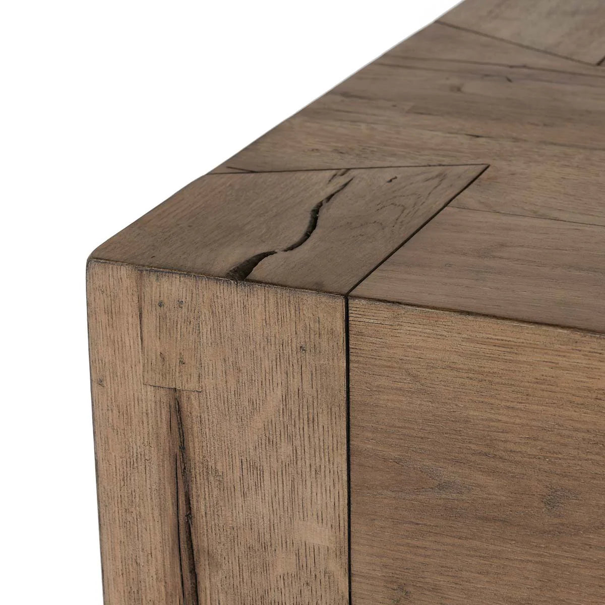 Bristol Solid Wood Square End Table - Cafe Brown