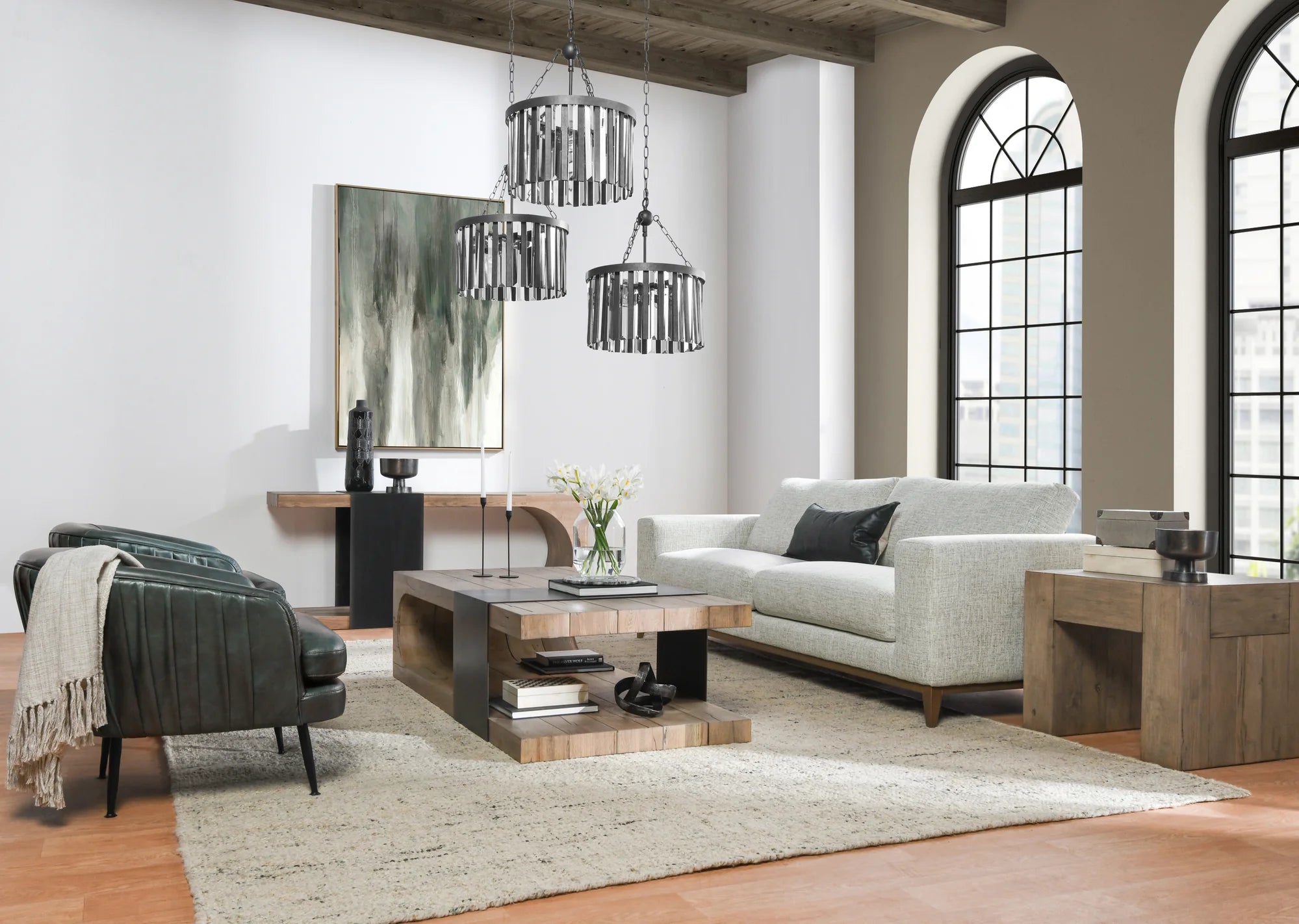 Bristol Solid Wood Square End Table - Cafe Brown